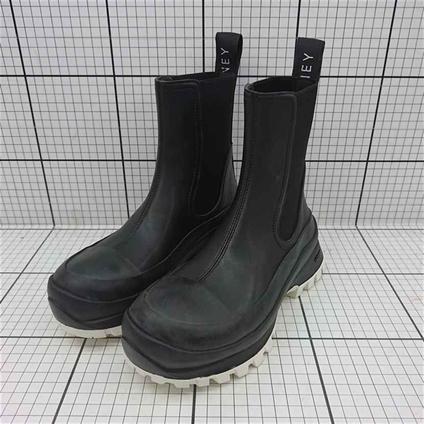 Θ ステラ マッカートニー Stella McCartney チェルシーブーツ ブラック系 35 レディース E