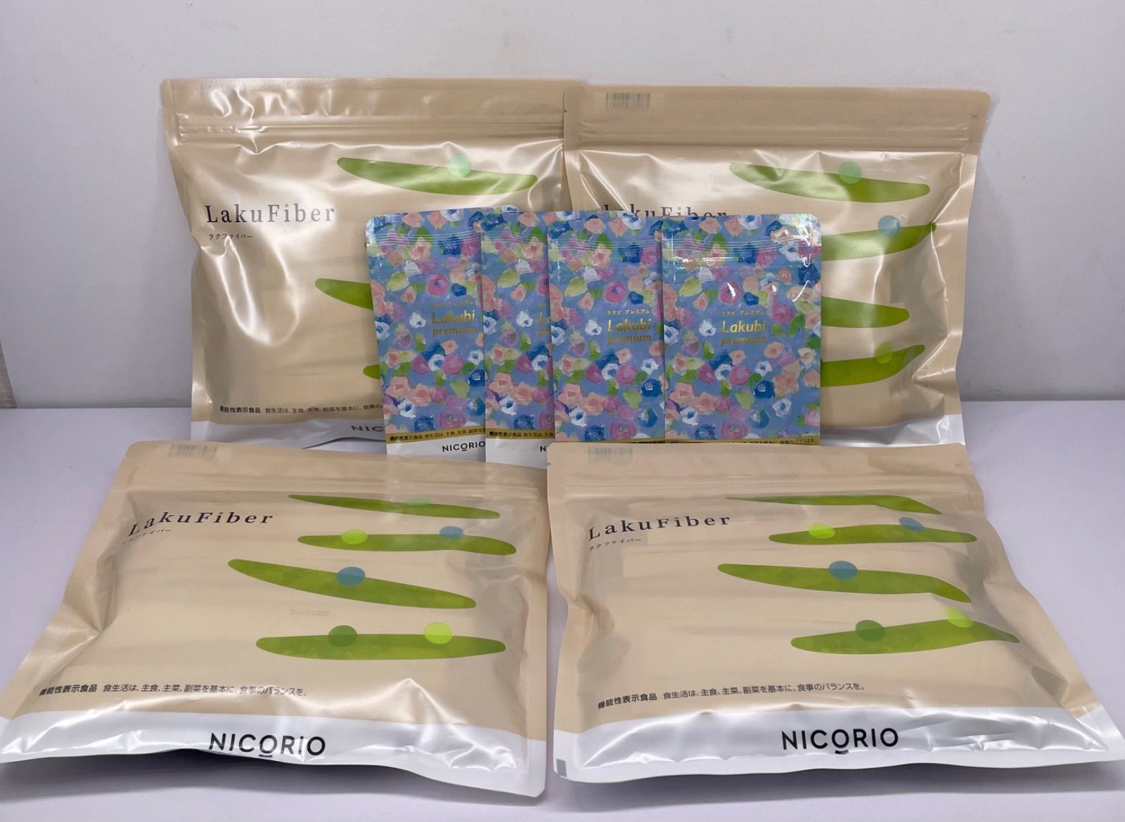 ニコリオ ラクファイバー 4袋 ラクビ ム