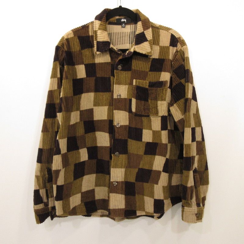 STUSSY ステューシー その他トップス WOBBLY CHECK LS SHIRT 211220 サイズ M 103