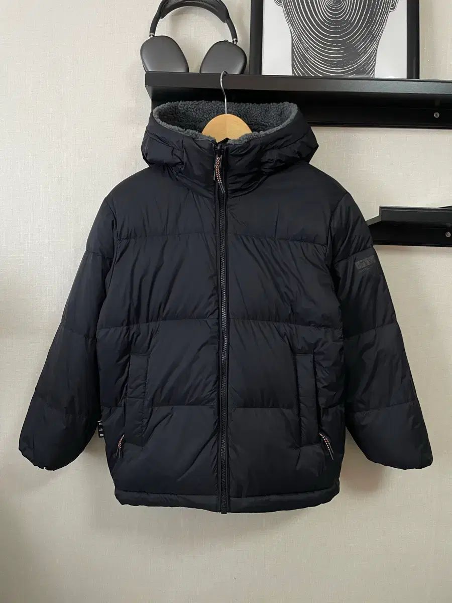 K 2 ダウン アウター ブラック フー 90