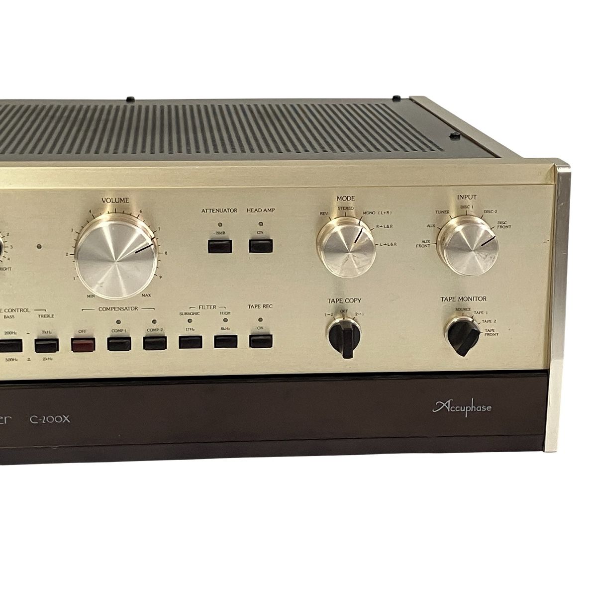 【完動・美品・名機】Accuphase C-200X プリアンプ Accuphase C-200X ステレオ コントロールアンプ プリアンプ 音響機材