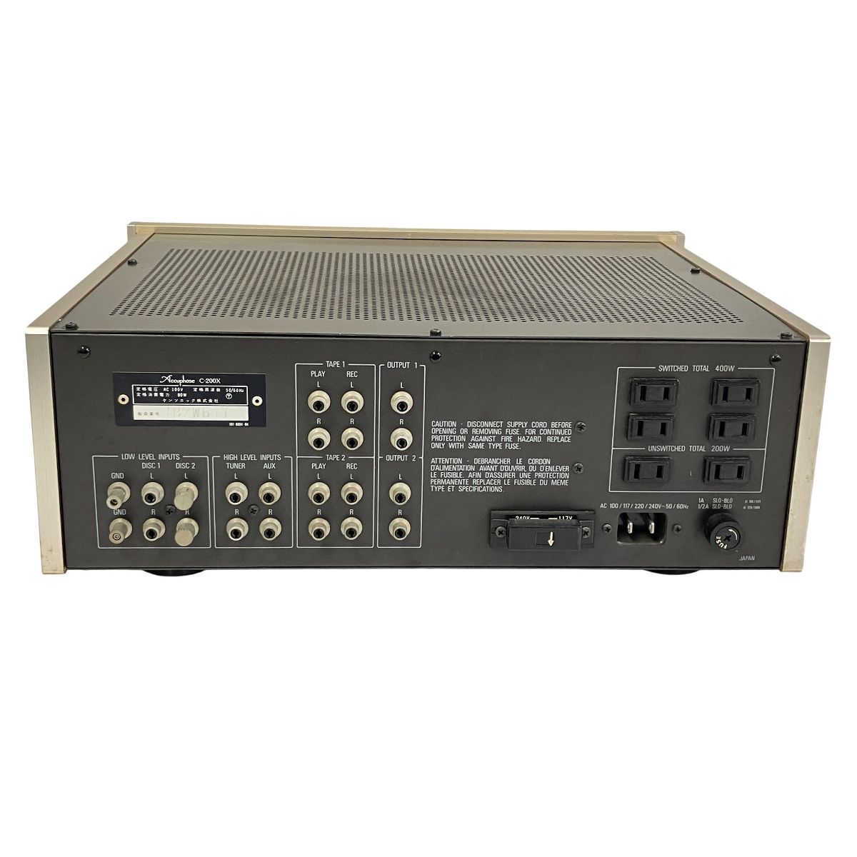 Accuphase C-200X ステレオ コントロールアンプ プリアンプ 音響機材