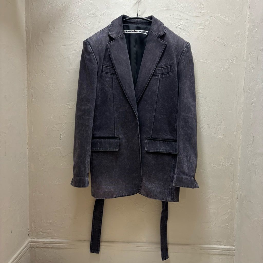 alexander wang アレキサンダーワン DENIM JACKET デニムジャケット グレー系 size 2 代官山B 01