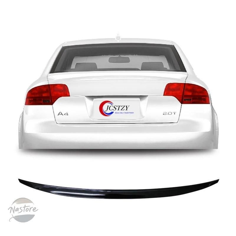 アウディ audi a 4 リア スポイラー カスタム アクセサリー b 7 2005 2006 2007 2008 トランクリッド カー ウィング abs樹脂