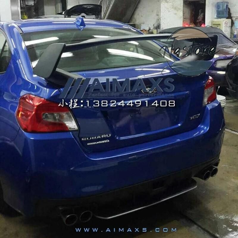 スポイラー リア 2007 2016 スバル SUBARU インプレッサ wrx sti スタイル トランク abs 未塗装 カスタムパーツ 部品