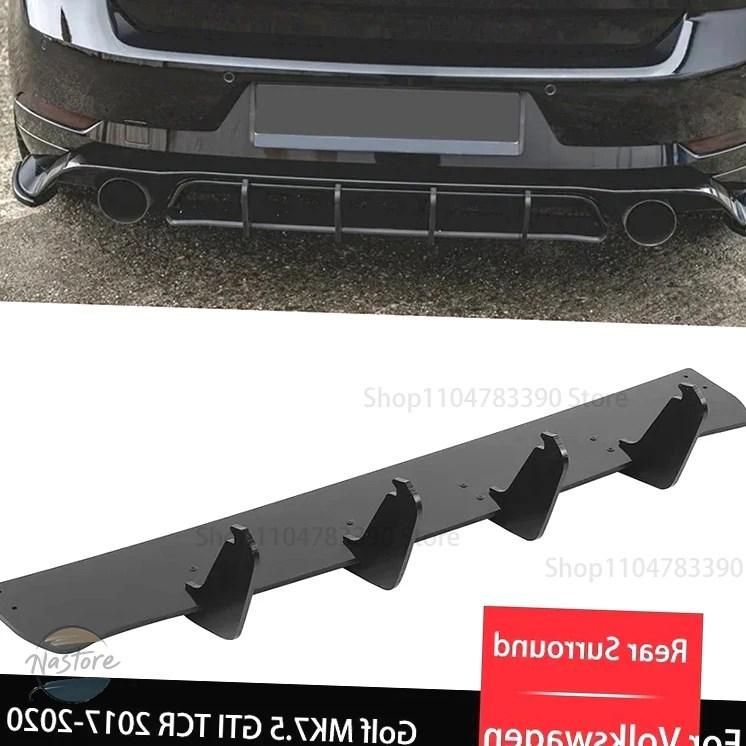 フォルクスワーゲン mk 7 スポイラー ゴルフ .5 gti tcr 2017 2020｜リアサラウンド カスタムパーツ 部品 アクセサリー