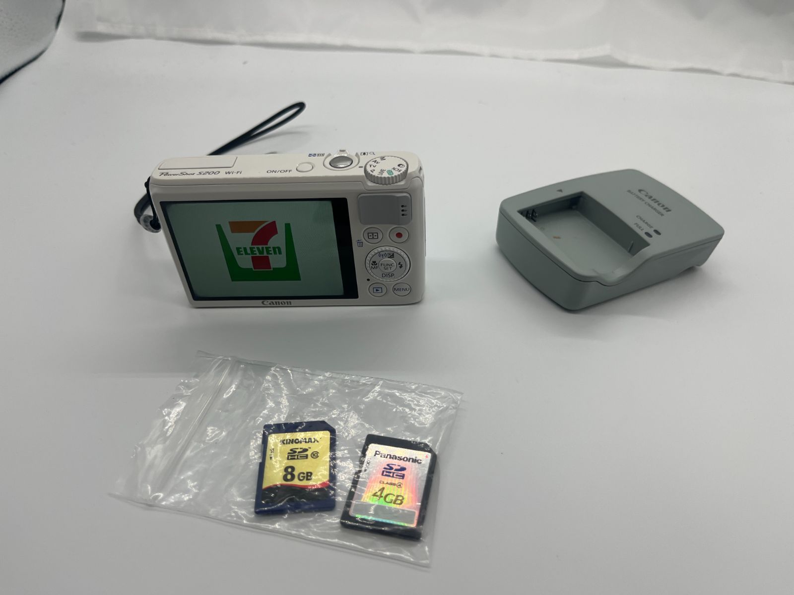 希少・限定】Canon PowerShot S200 ホワイト セブンイレブン 訳あり