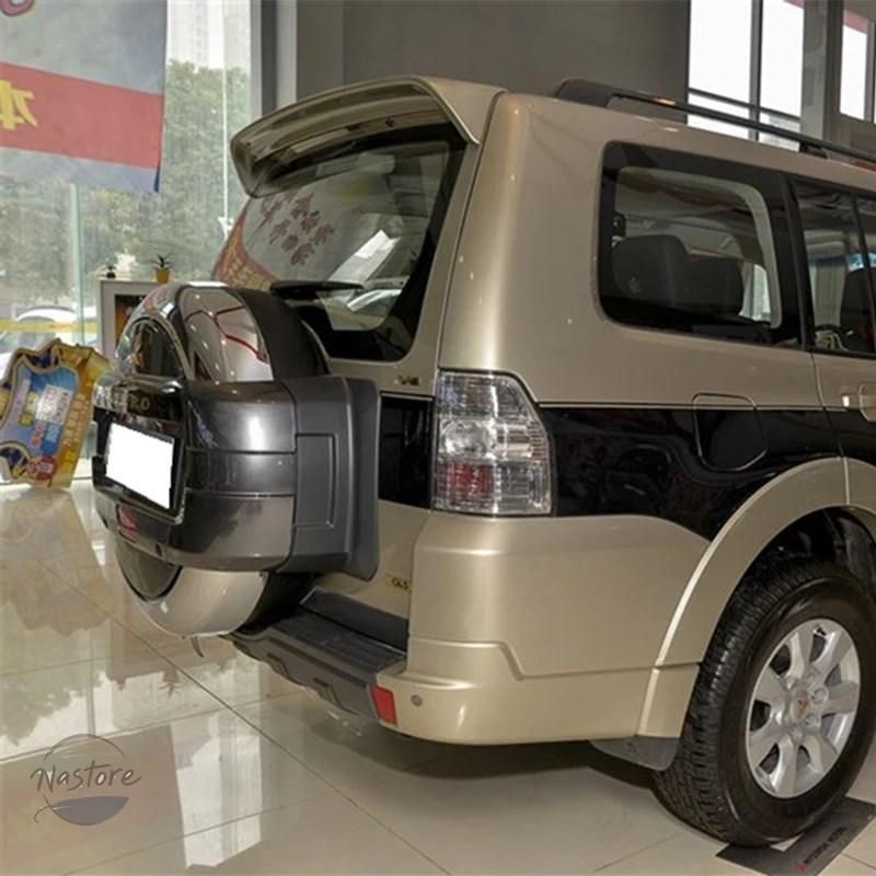 並行輸入品 v 73 リア キット スポイラー カスタム アクセサリー 三菱 パジェロ 2007 2015 ボディ トランクウィング 部品 カスタムパーツ