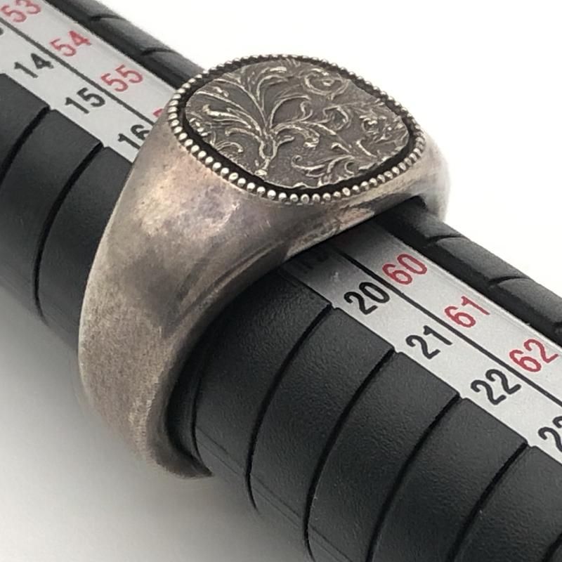  Quetzal スクロールシグネットリング 指輪 シルバー ケツァール 925 10 リング 指輪 アクセサリー