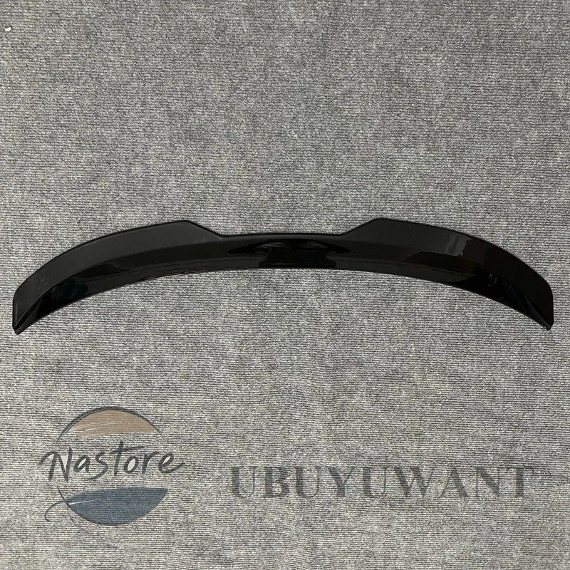 リア スポイラー カスタム アクセサリー abs素材 光沢 ある 換気 absエクステンションキャップ トランク ある黒 2009-2016 2