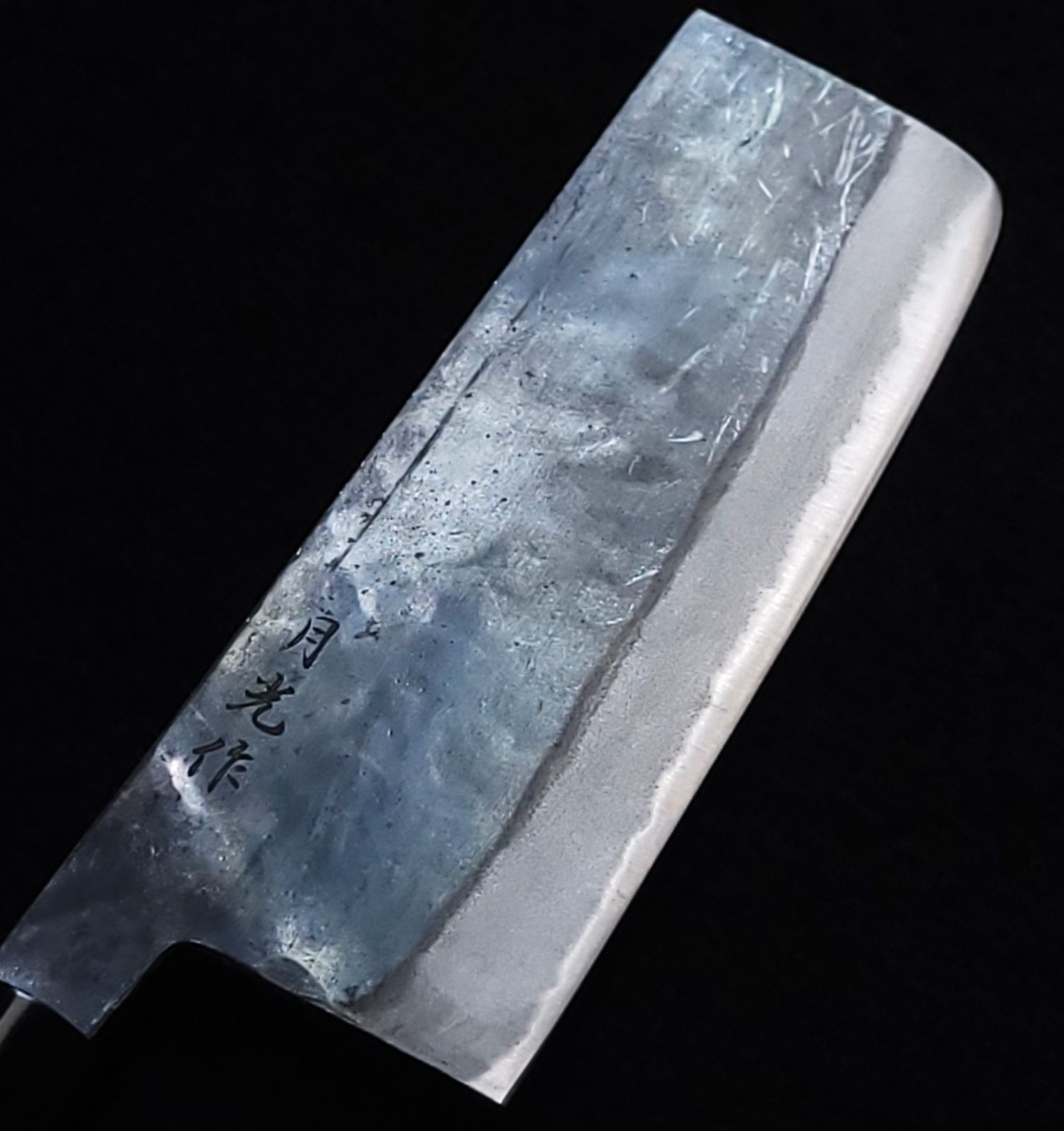 炭素鋼 黒打 菜切（万能）包丁 165㎜ #1644 焼柄 月光作 - メルカリ