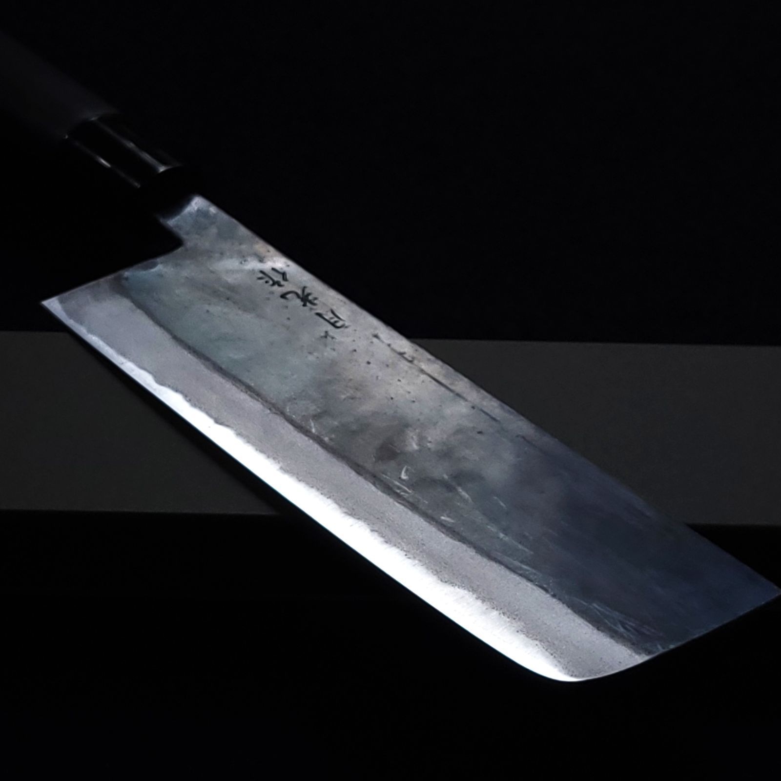 炭素鋼 黒打 菜切（万能）包丁 165㎜ #1644 焼柄 月光作 炭素鋼 黒打 菜切（万能）包丁 165㎜ #1644 焼柄 月光作 - メルカリ