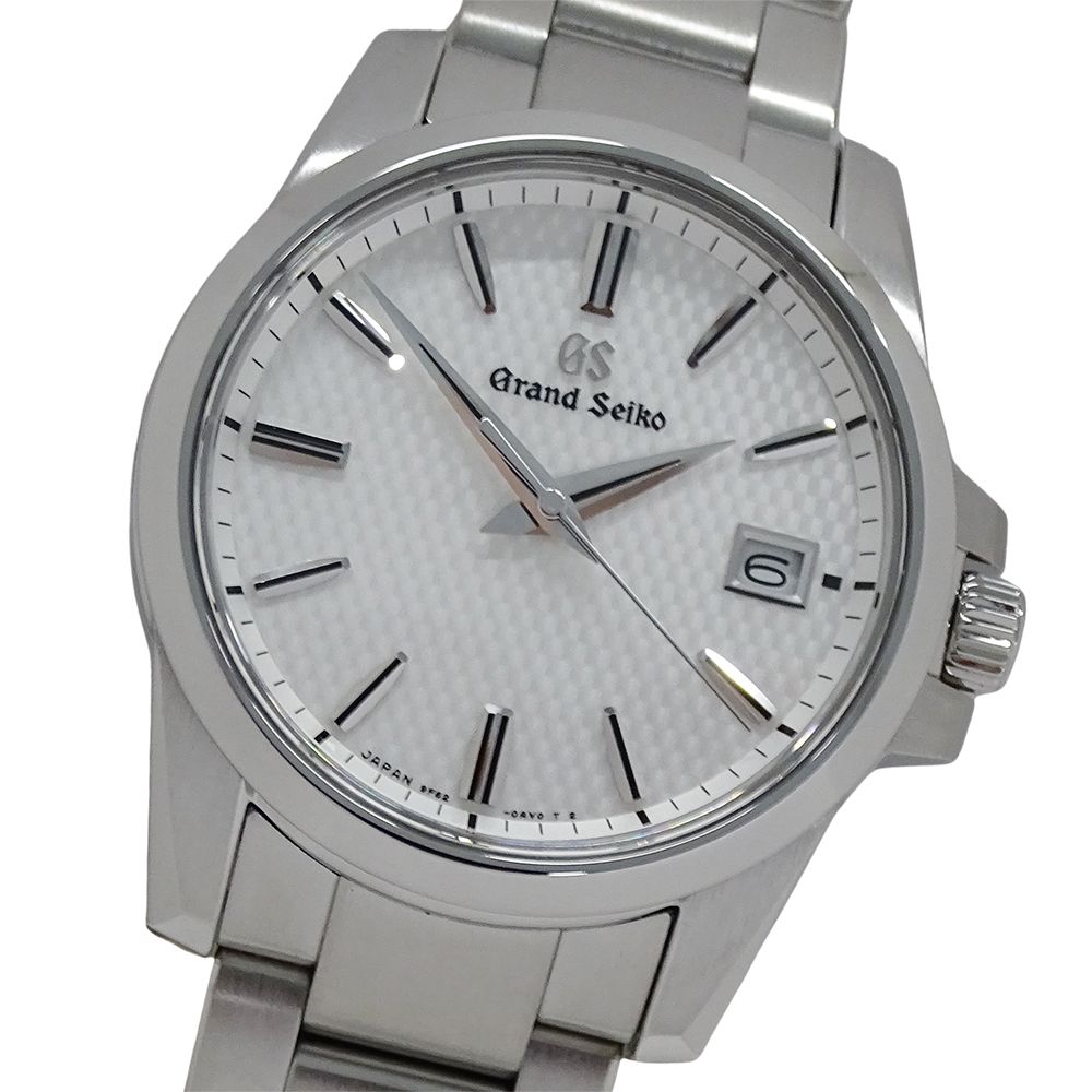 グランドセイコー GRAND SEIKO GS 9 F 62 0 AA 1 SBGX 253 時計 メンズ ブランド デイト クオーツ QZ ステンレス SS シルバー ホワイト 磨き済み