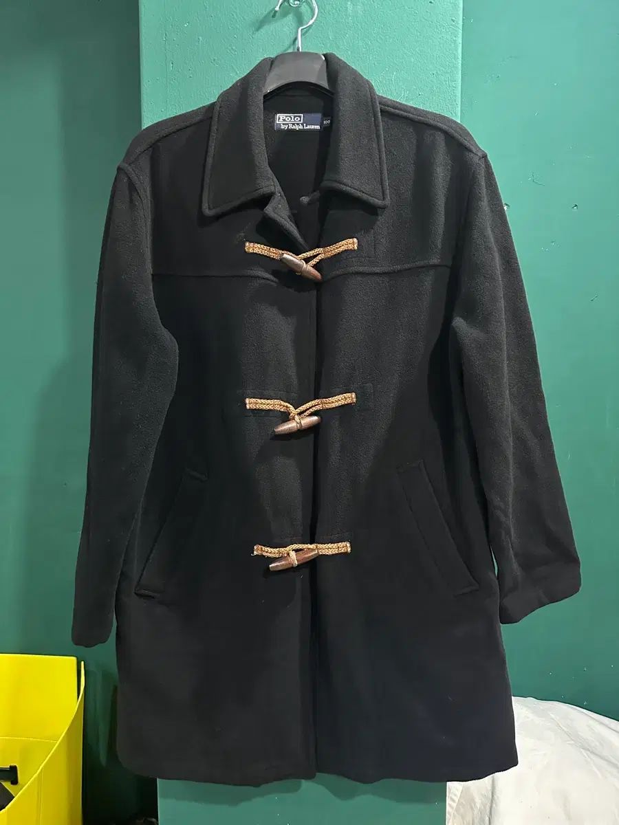 ポロ ダッフルコート ブラック