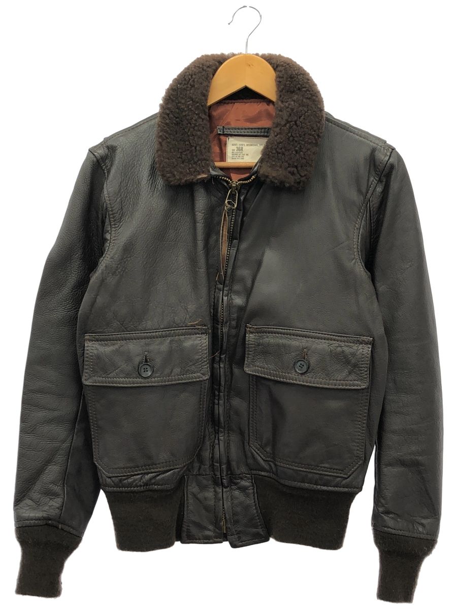 ORCHARD M|C DIST INC. ④ DLA 100-86-C-0481 古着 G-1フライトジャケット メンズ ブラウン 36 R