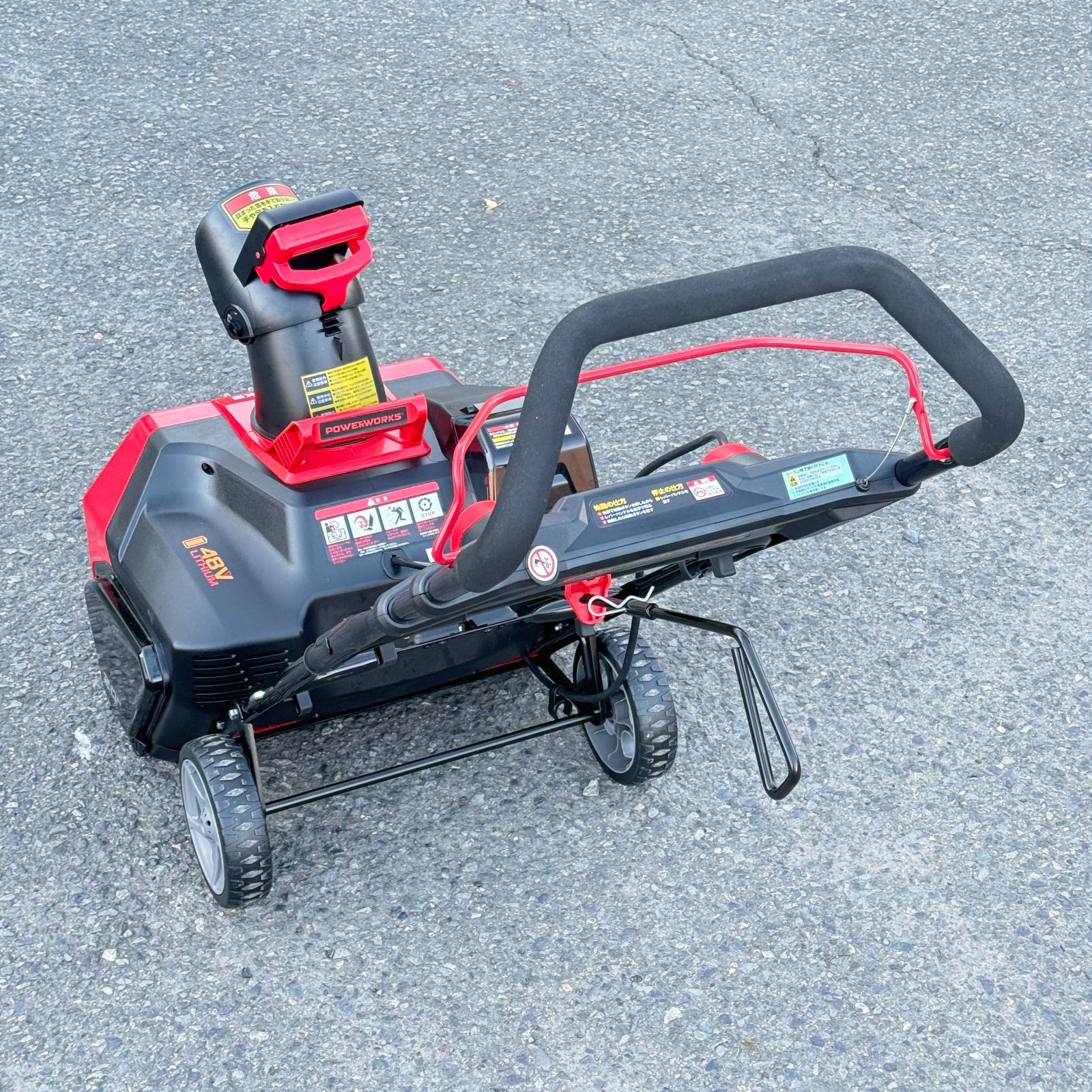 バッテリー新品】【電動除雪機】電動除雪機 （展示品本体 傷・汚れ＋