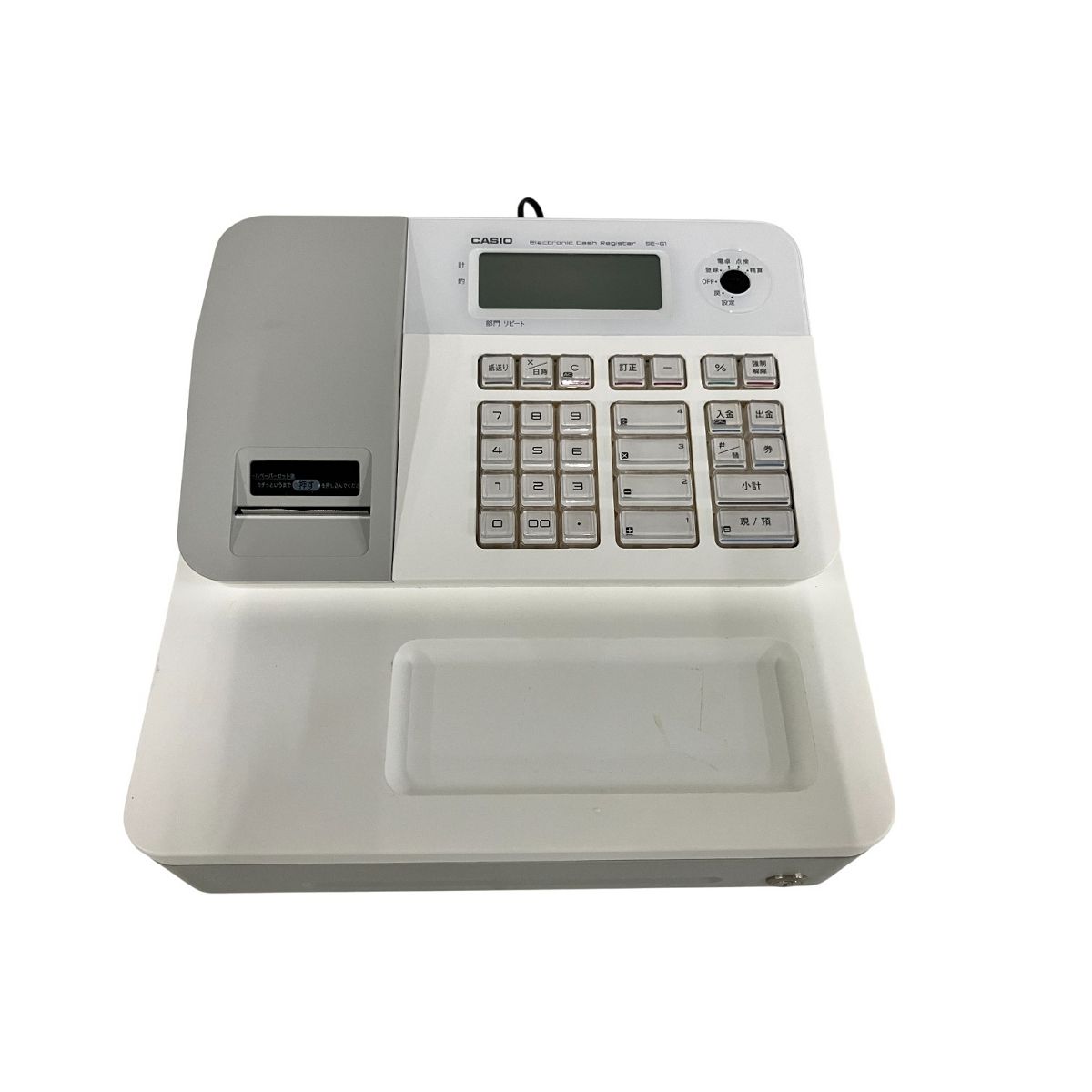 店舗用品 レジスターカシオSE-G1 レジスター4部門