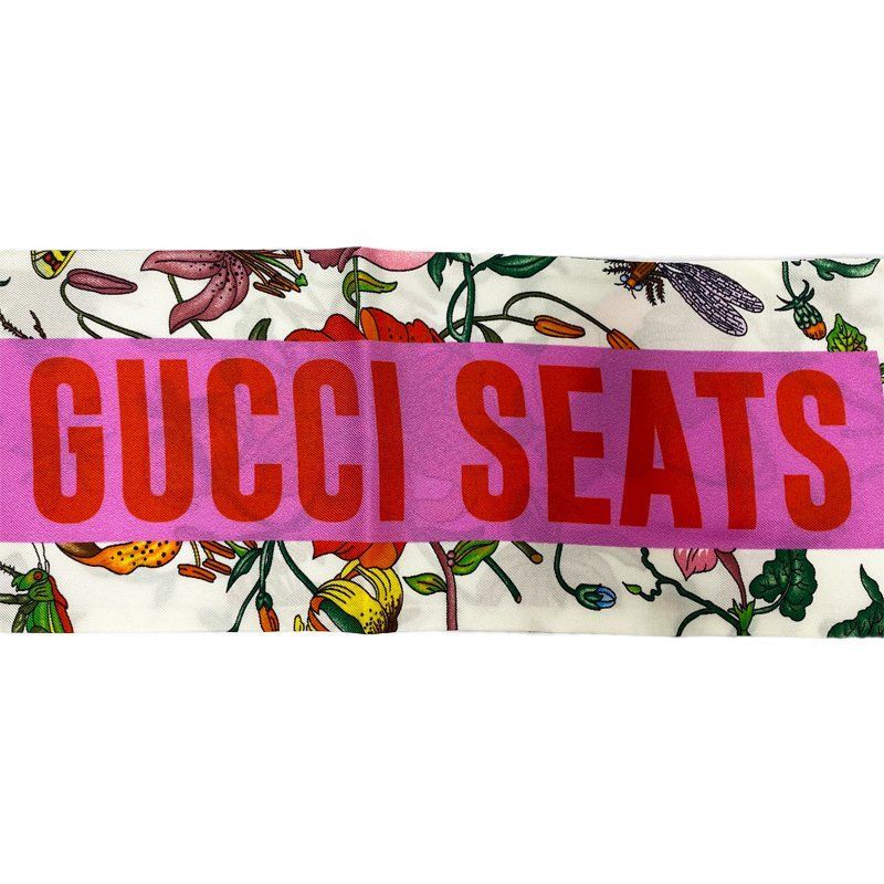  A GUCCI グッチ フローラルプリント スカーフ 678992 シルク 2013 バンダナ スカーフ 小物