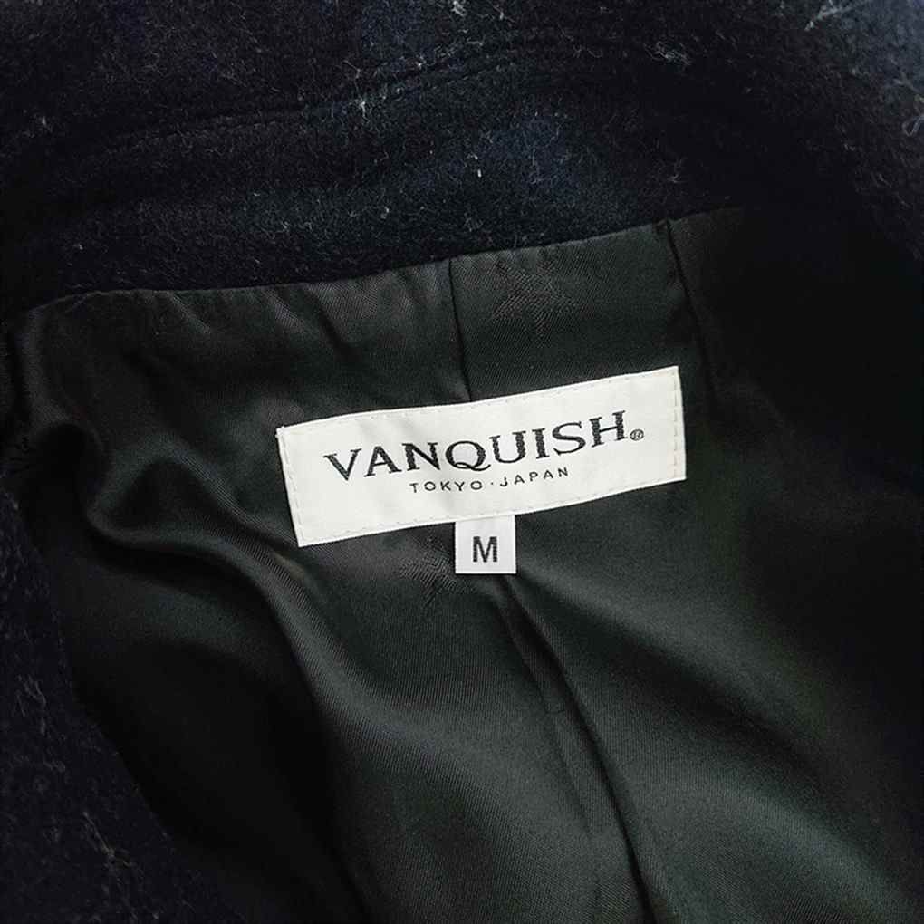 【VANQUISH】 ピーコート　未使用 ◇ ⊇ ヴァンキッシュ VANQUISH ピーコート ウール混 ネイビー系