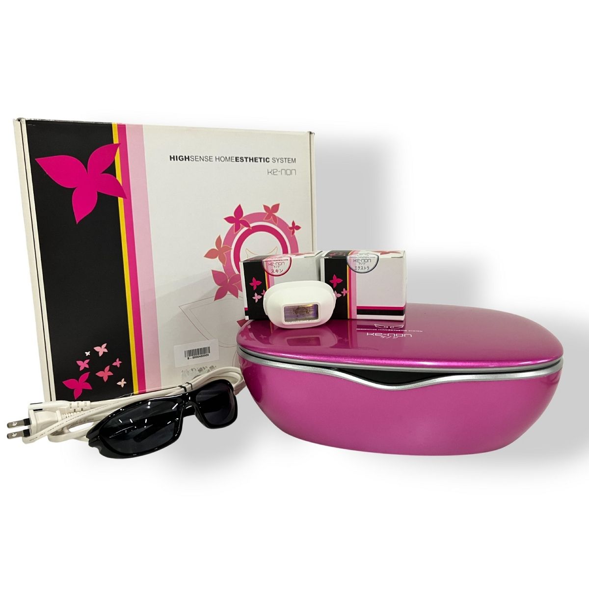KE-NON NIPL-2080 脱毛器 サングラス付き ケノン KE-NON 脱毛器 NIPL-2080 シルバー サングラス付き