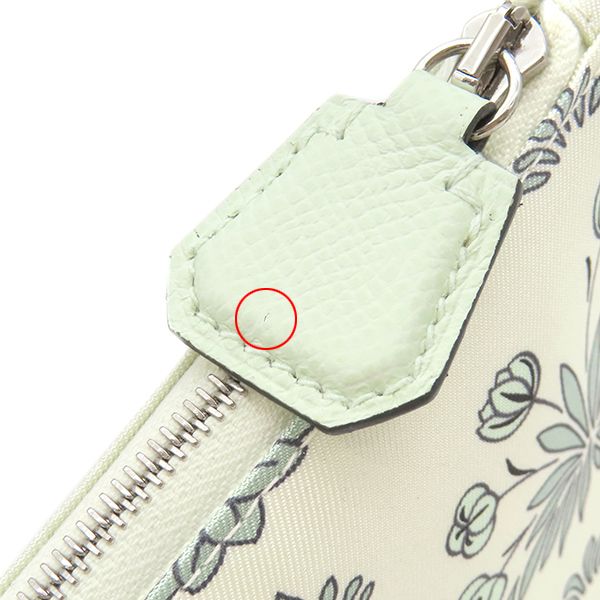 エルメス HERMES ポーチ シルキー ポケット レオパード シルク ヴォー