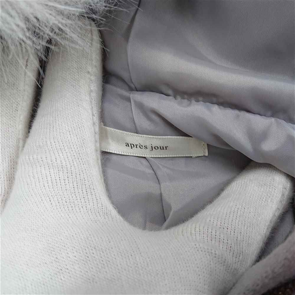 ◇ ⊇ アプレジュール après jour フェイクファーダッフルコート 