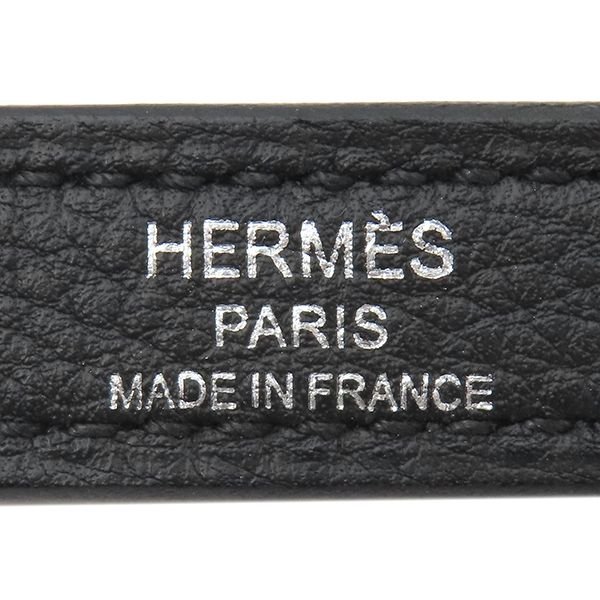  エルメス HERMES ショルダーストラップ トリヨンクレマンス ブラック シルバー金具 黒 保存袋 その他 小物