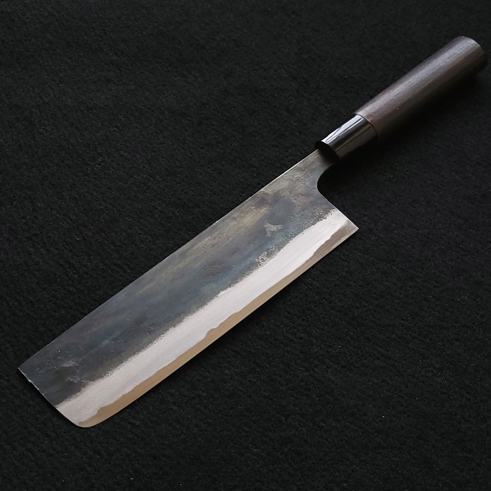 白紙1号 黒打 菜切（万能）包丁 180㎜ G1330 焼柄 月光作 - メルカリ