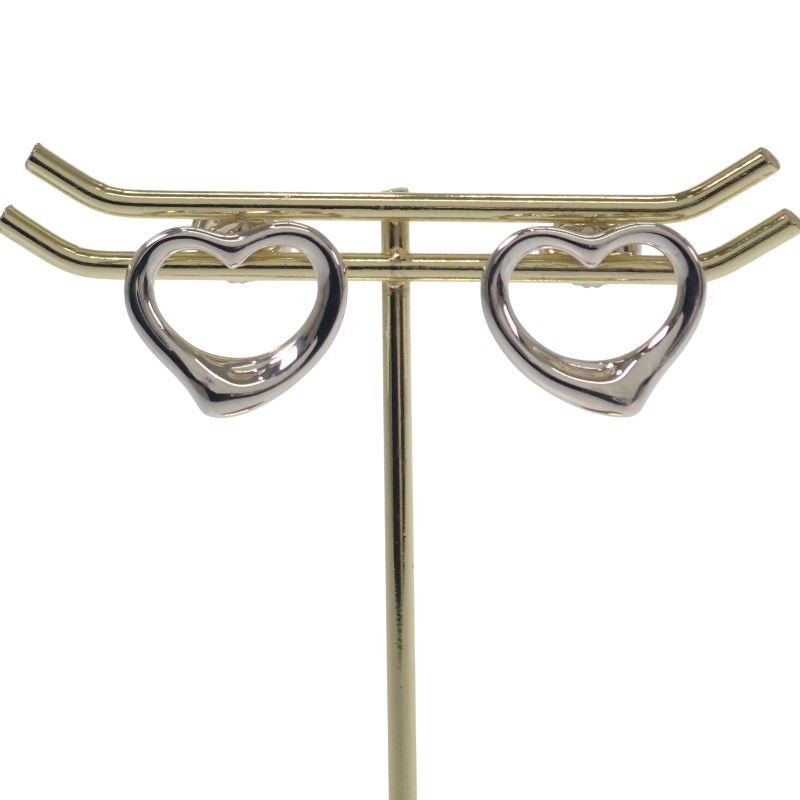 ティファニー TIFFANY Co オープンハート ピアス シルバー925 レディース Aランク