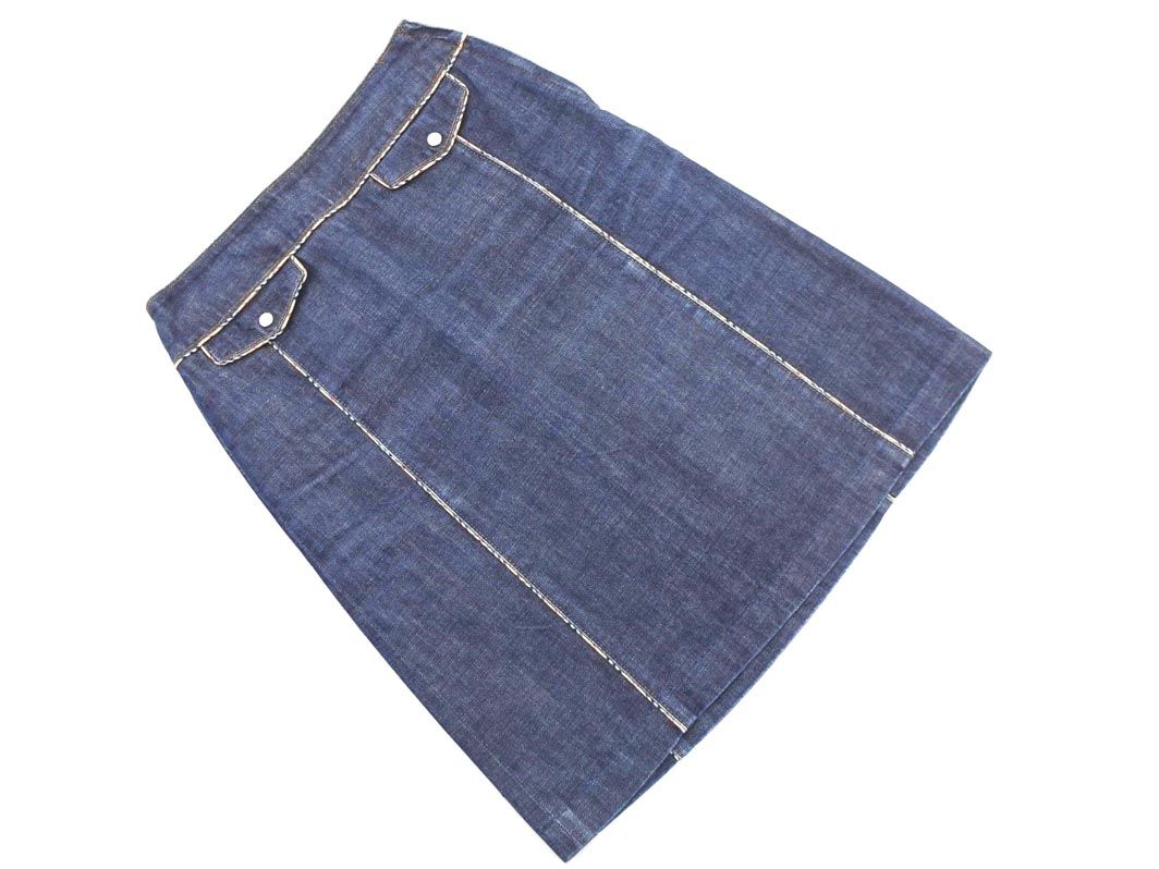 【レア】✨BURBERRY BLUE LABEL デニムプリーツスカート BURBERRY BLUE LABEL バーバリーブルーレーベル Aライン 台形 デニム