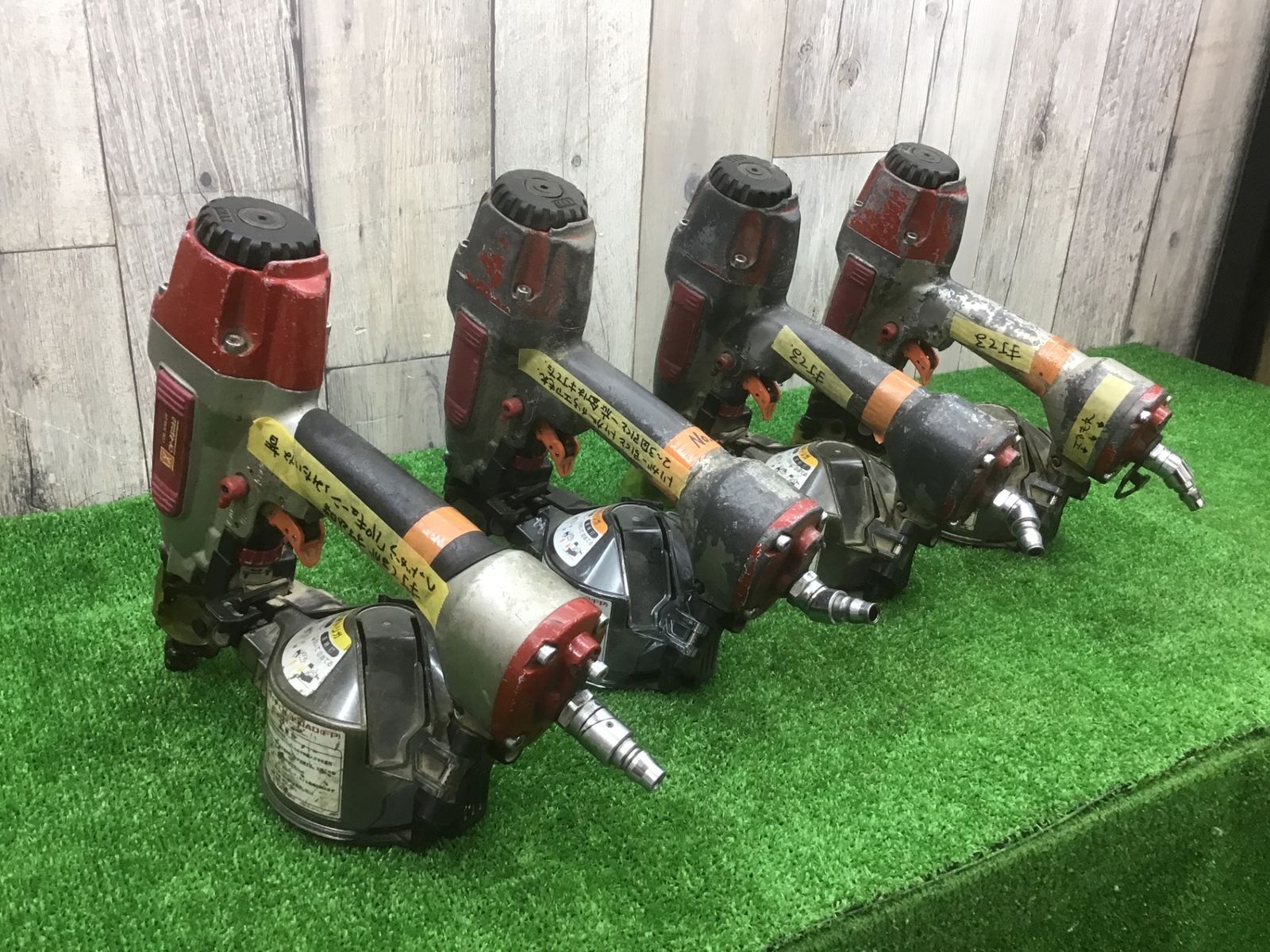 説明必読 品|動作品あり 4台セット♪MAXマックス釘打CN-450シリーズ S AD FP ♪アクトツー ♪Y 6