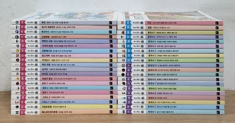 ヒストリー 톡톡 韓国史 世界史 全集 40巻 セット