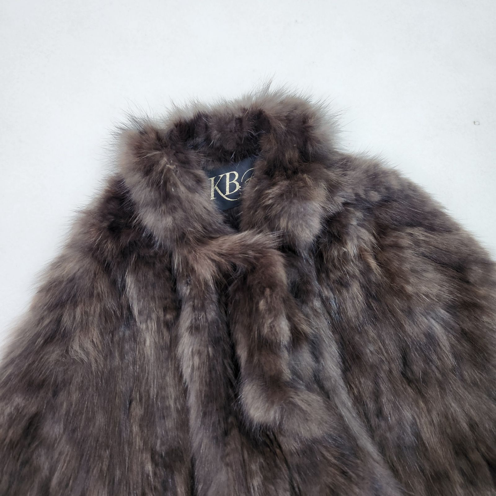 美品 毛皮コート 最高級毛皮 ロシアンセーブル RUSSIA SABLE ポンチョ