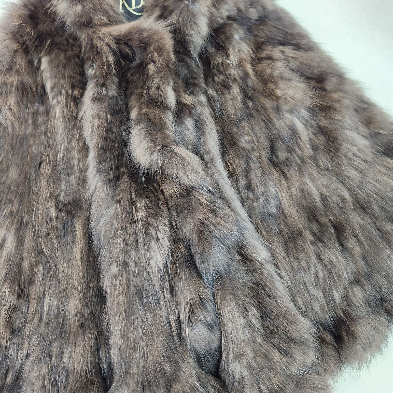 美品 毛皮コート 最高級毛皮 ロシアンセーブル RUSSIA SABLE ポンチョ