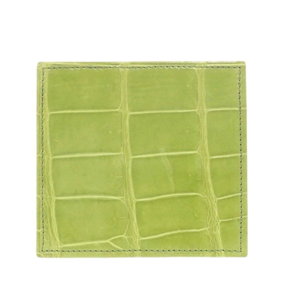 クワンペン クロコダイル グリーン コインケース 黄緑 0346 KWANPEN