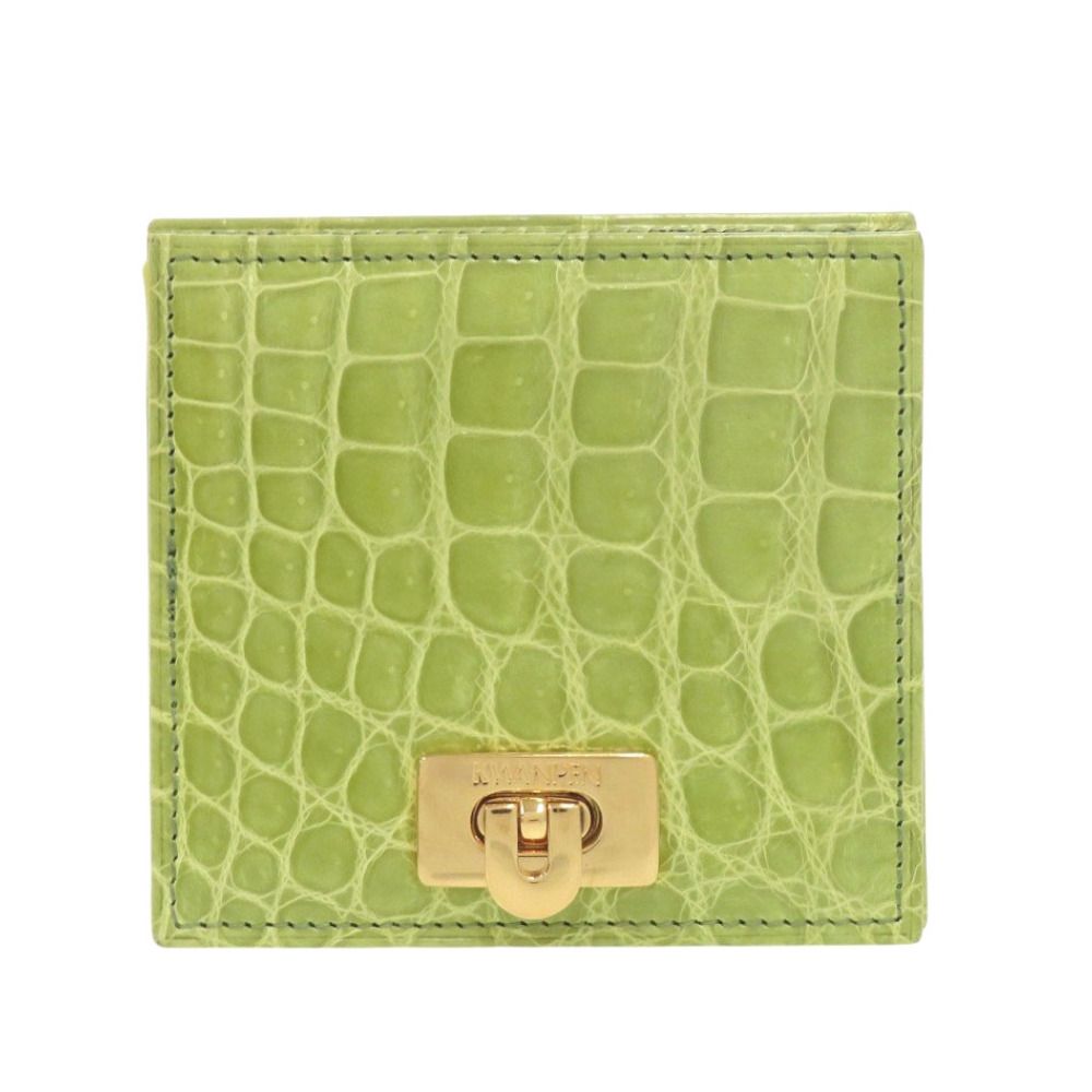 クワンペン クロコダイル グリーン コインケース 黄緑 0346 KWANPEN