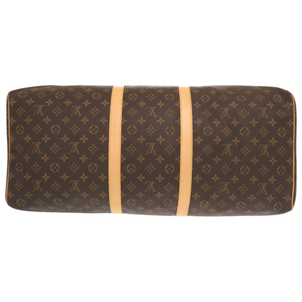 美品 ルイ ヴィトン キーポル60 モノグラム M41422 ブラウン ボストン