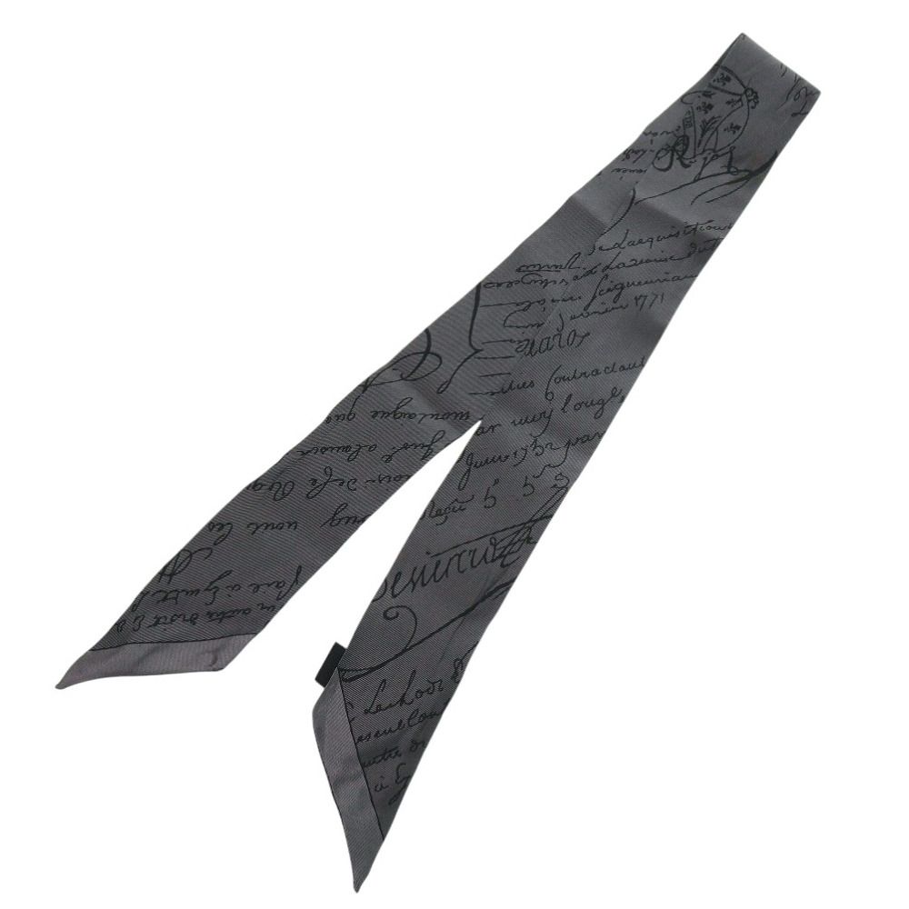 ベルルッティ シルク グレー スカーフ 1178 BERLUTI