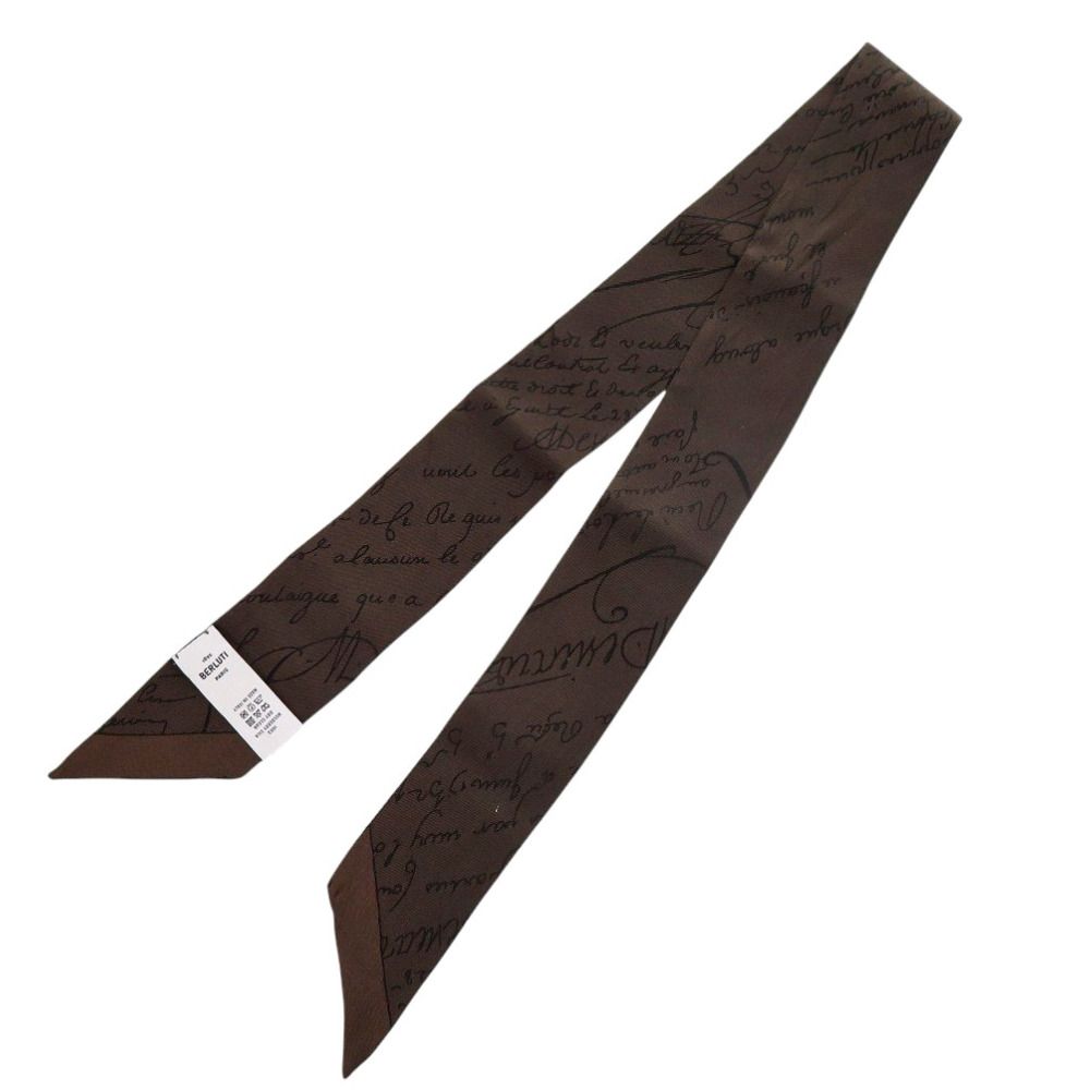 ベルルッティ シルク ブラウン スカーフ 1178 BERLUTI