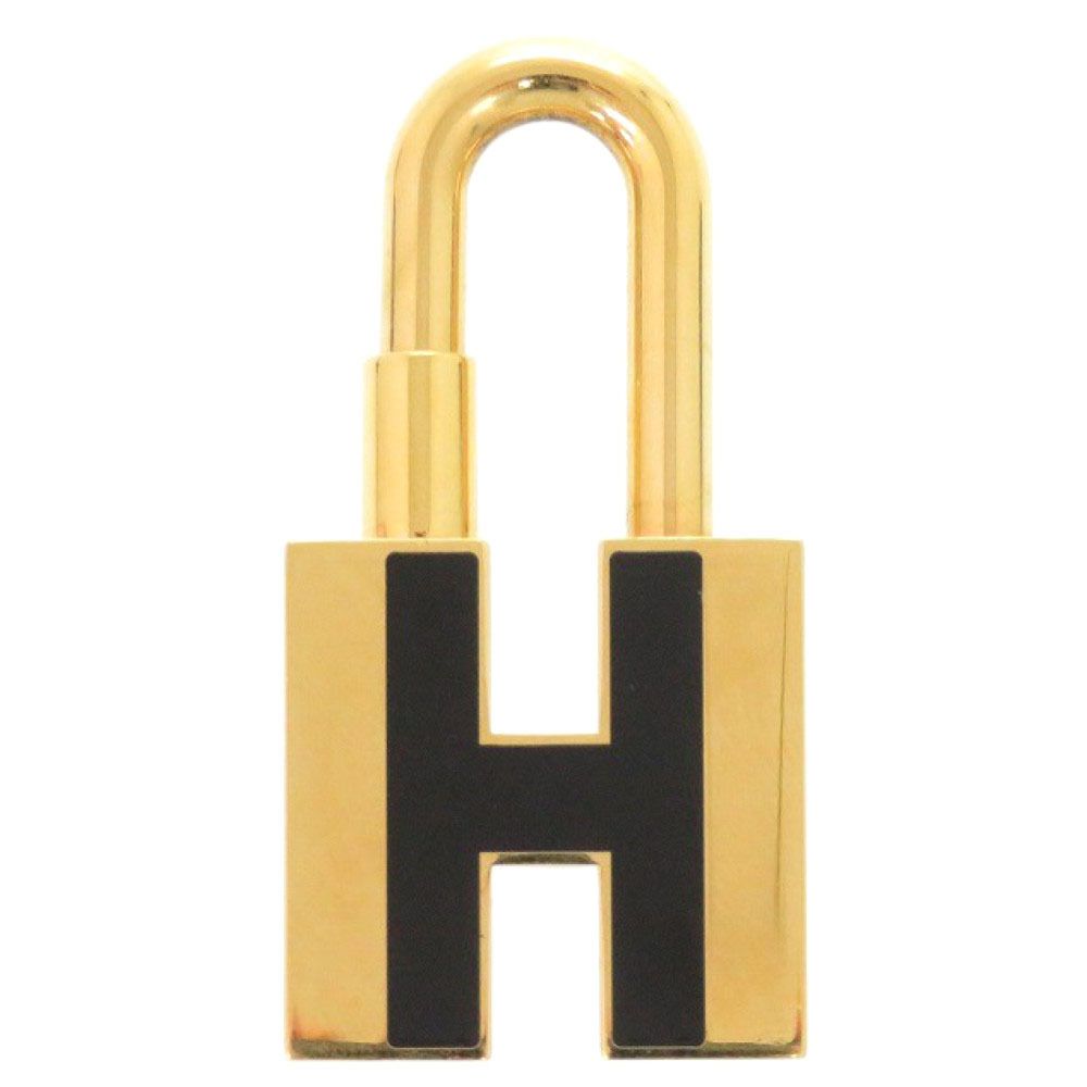 美品 エルメス チャーム ペンダントトップ カデナ Hモチーフ メタル