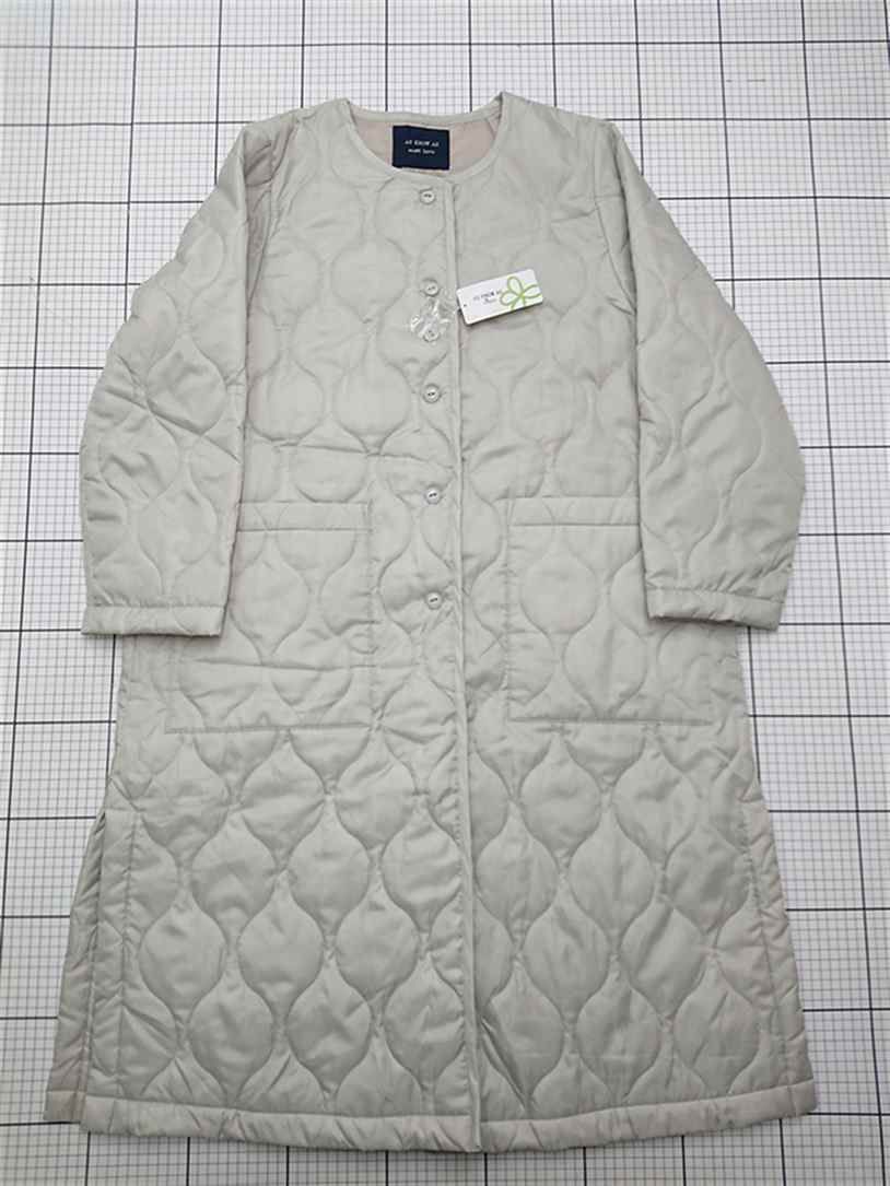 ⊇ アズノゥアズ AS KNOW must have キルティングコート ベージュ系 レディース E
