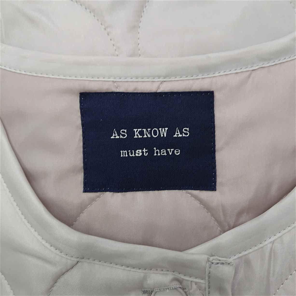 キルティングコート ベージュ系