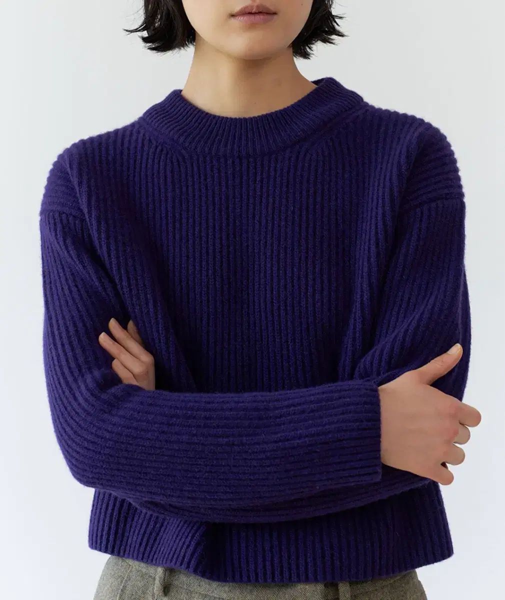 O!RUL 8 2? soft rib round knit