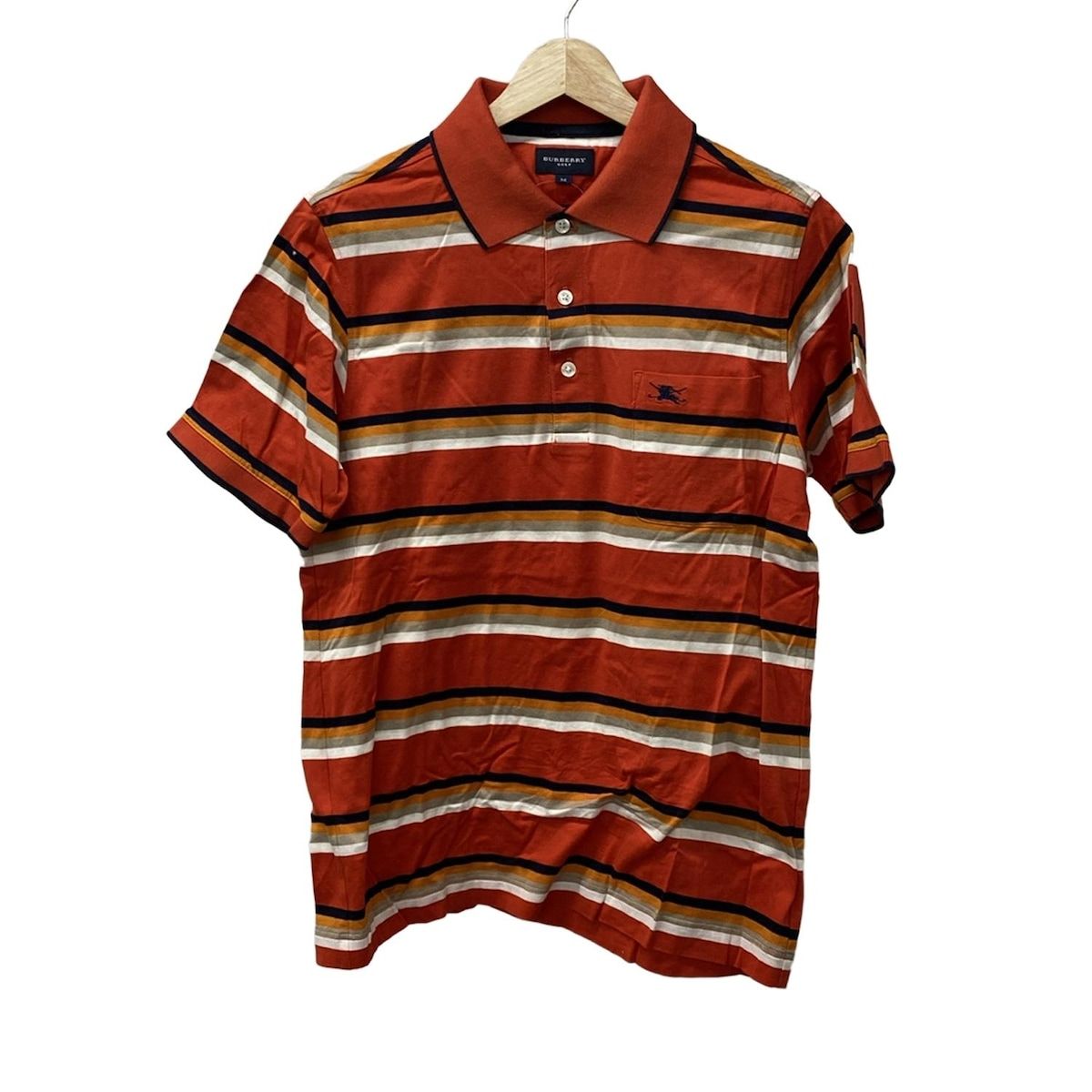 BURBERRYGOLF(バーバリーゴルフ) 半袖ポロシャツ サイズM メンズ美品