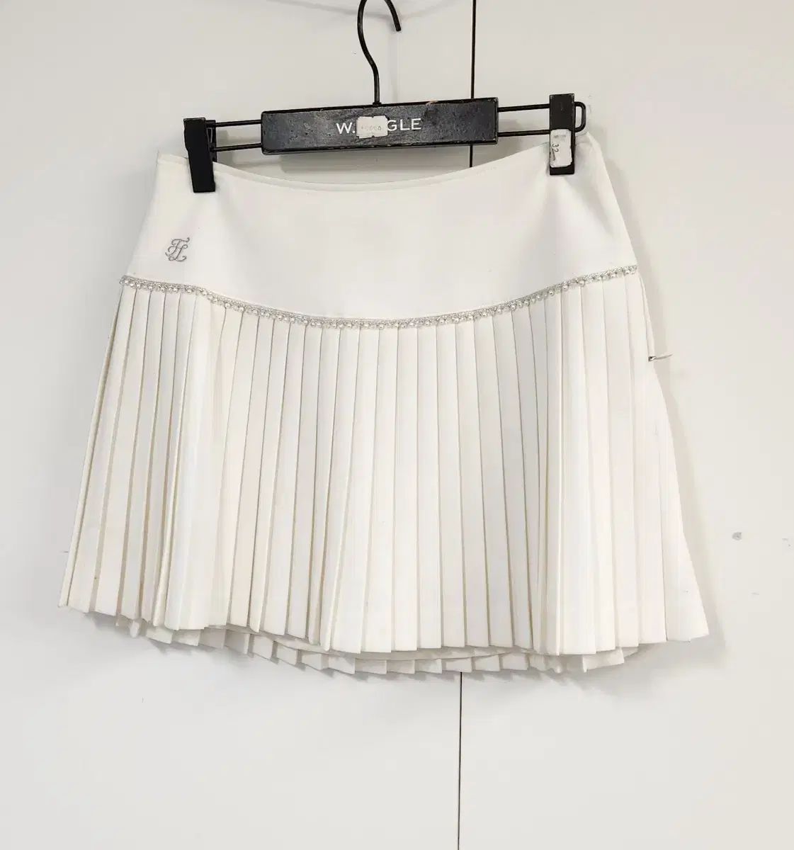 フェアライアー FLシグネチャージーン パール ビーズ フ プリーツ スカート 61