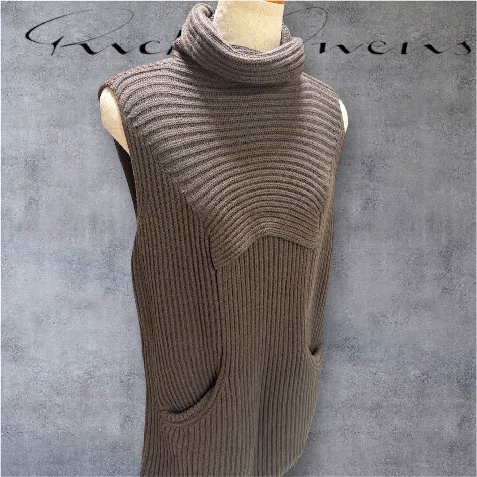 未使用 タグ付き Rick Owens リックオウエンス ニットワンピース XS ☆ RICK OWENS FW10 GLEAM リックオウエンス アルパカ ウール