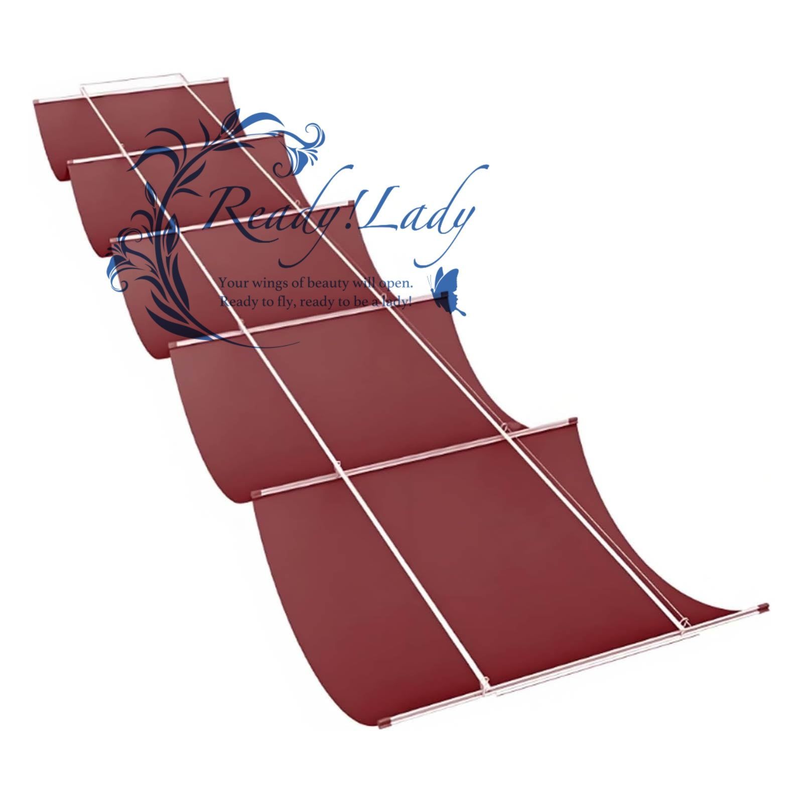 屋外用ウェーブサンセイル パーゴラ シェード 90 耐紫外線性 通気性 光フィルタリング 取り付け簡単 レッド 幅1 5 x長さ9 m