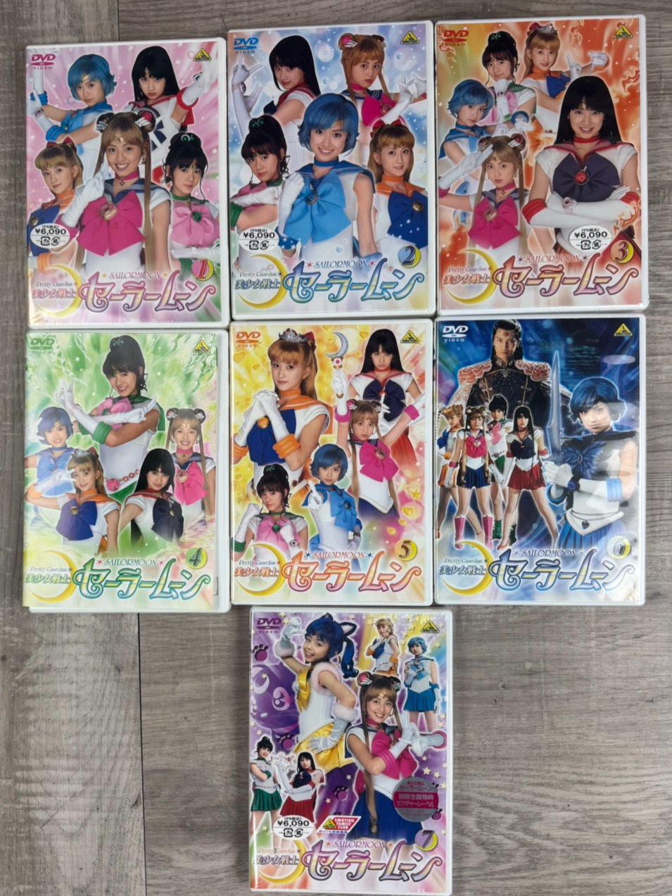 美少女戦士セーラームーン 実写版DVDセット 1-12 実写化 北川景子 沢井