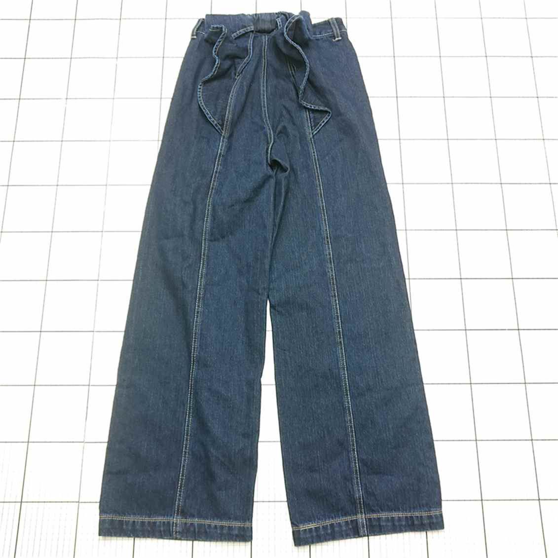 Θ リゼクシー RESEXXY ワイドデニムパンツ インディゴ M レディース E