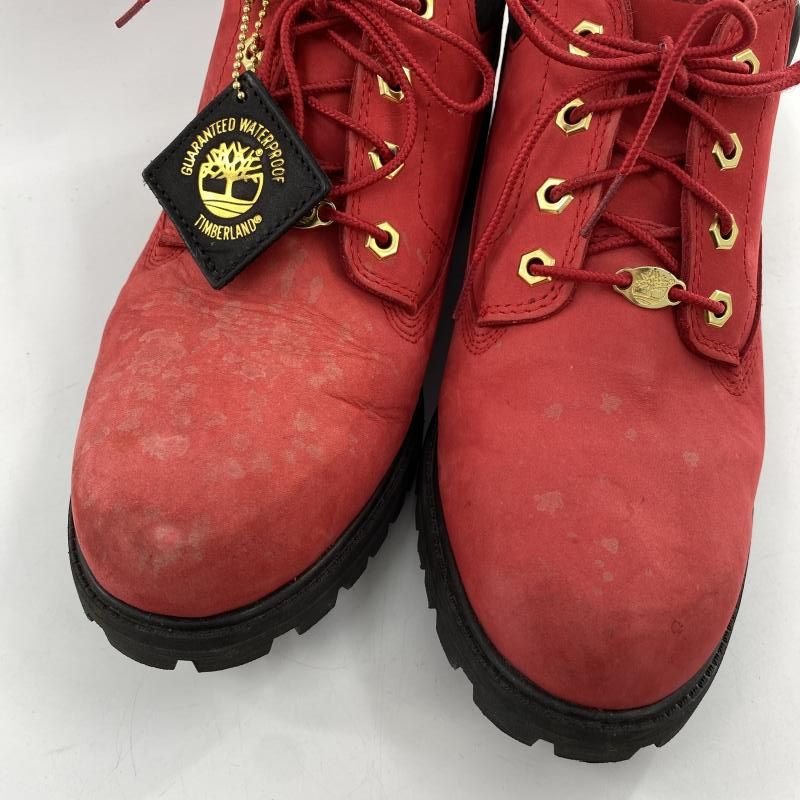✨美品✨ティンバーランド A9898 CLASSIC OX ブーツ【27】レッド Timberland Classic オンライン Ox 45 ブーツ 27.5cm A9898 レッド
